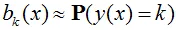 estimates correspond to probabilities