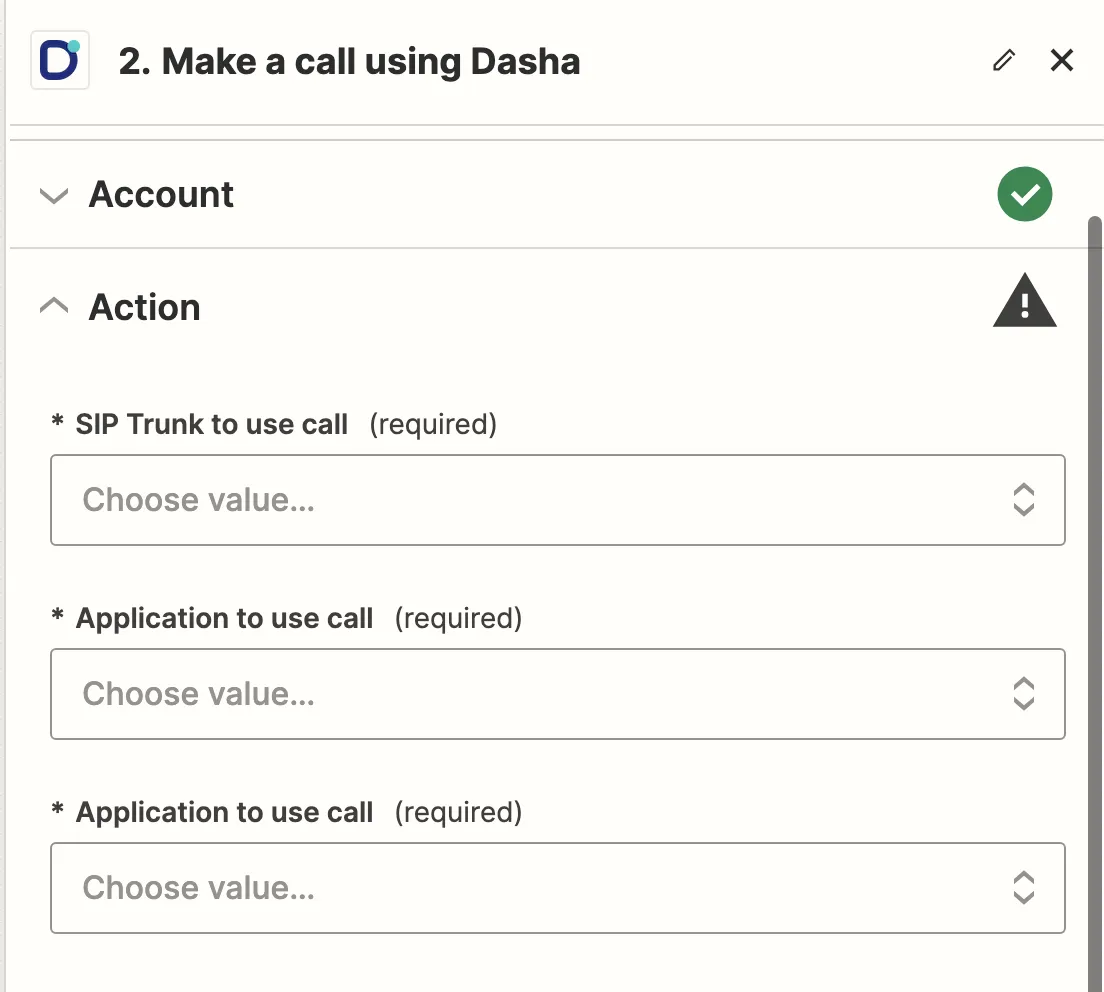 Configuring the Zap 1